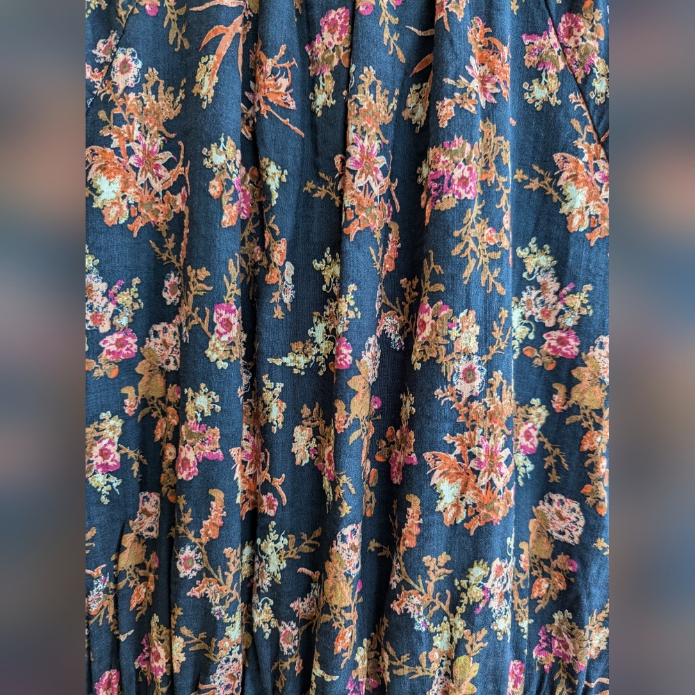 NWT!!! Lined Floral Print Dress - Multicolor, Size 1X - Picture 8 of 10